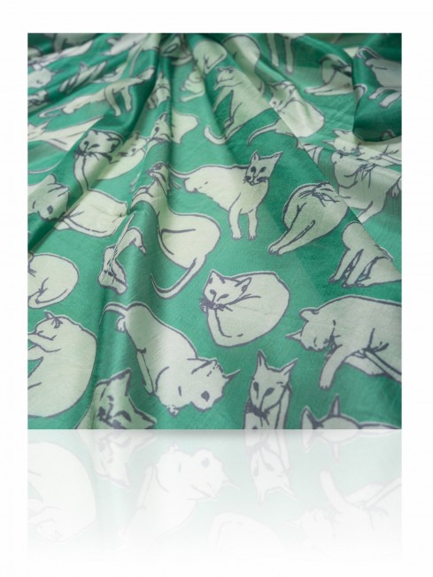 Палантин Женский S-CATS/GREEN